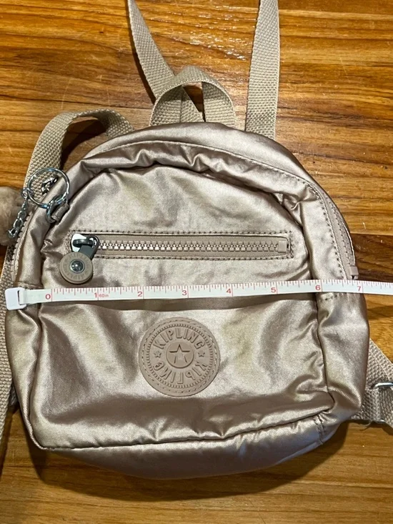 Kipling Winnifred Mini Backpack - Rose gold metallic - Picture 8 of 9